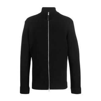 Maison Margiela Truien & Vesten, Heren, Zwart, M, Katoen, Zip Cardigan