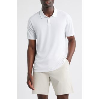 Zella Pitch Piqu&eacute; Polo in White at Nordstrom Rack, Size Medium
