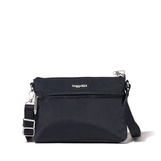 Baggallini Womens Securtex Anti-Theft Memento Crossbody Bag