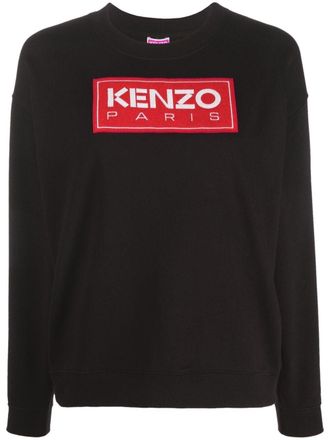 Kenzo Sweater met ronde hals - Zwart