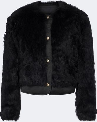 Moncler Majestueux shearling jacket