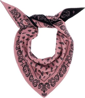 Guest In Residence The Wild Rag Two-Tone Jacquard Cashmere Scarf