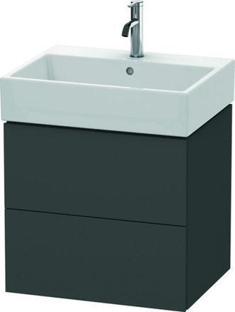 Duravit Mueble Bajo Encimera Duravit L-cube, De Pared, 2 Cajones, 58,4 X