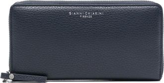 Gianni Chiarini Chiarini zip-fastening wallet - women - Calf Leather - One Size - Blue
