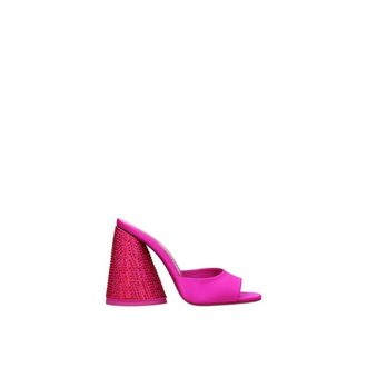 The Attico Pink Satin High Heel Sandal