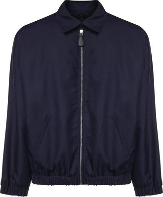 Giuliano Galiano Asher Bomber Jacket In Wool Blend