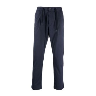 Herno Broeken, Heren, Blauw, M, Straight Broeken