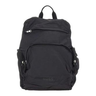 HUGO BOSS Hugo, Backpacks, male, Black, Size: ONE SIZE Foldable Packable Backpack