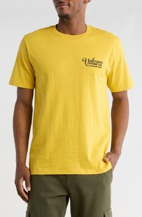 Volcom Rat Trap Graphic T-Shirt in Seedy Yellow at Nordstrom Rack, Size X-Large