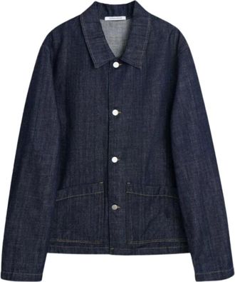 Sunflower Denim Jackets, male, Blue, Size: XL Vintage denim workwear jacket in rinsed