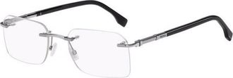 HUGO BOSS Demo Rectangular Mens Eyeglasses BOSS 1551/A 085K 54