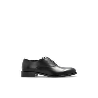 Giorgio Armani Derby type schoenen - Heren - Nette schoenen - Zwart - 43 EU - Leer - Schoenen