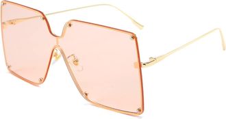 Generic Retro Metal Sunglasses for Men and For Women Outdoor Vacation Sunshade Beach Decoration (Color : F, Size : Medium) 2026