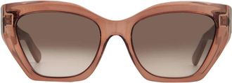 Ferragamo Ferragamo Brown Gradient Cat Eye Ladies Sunglasses SF1043S 232 54