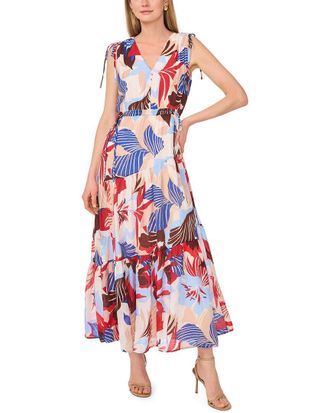 Vince Camuto V Neck Maxi Dress
