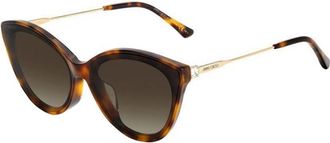 Jimmy Choo London Womens RYMS-0086-HA Ryms 60 0086 HA Sunglasses - Brown - One Size