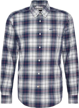 Barbour Blauwe Graniet Maatwerk Overhemd Casual Stijl - Heren - Casual Overhemden - Blauw - S - Katoen - Overhemden