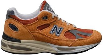 New Balance 991v 2 Sneakers - Heren - Hardloopschoenen - Oranje - 39 1/2 EU - Leer - Fitness