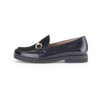 Gabor Slip-on Loafer - Dames - Schoenen - Zwart - Maat: 38 1/2 EU Leer