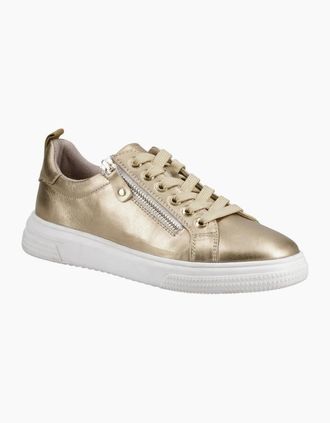 Hush Puppies Womens Martha Womens Trainers - Gold - Size: 3
