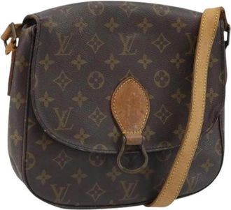 Louis Vuitton Pre-owned Monogram Schoudertas - Dames - Vintage Schoudertas - Bruin - ONE Size - Leer - Vintage