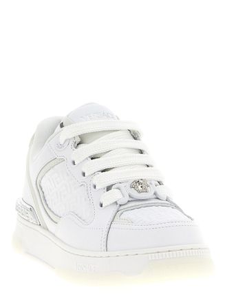 Versace Biggie Basket Sneaker - White