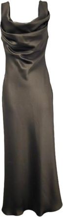 Rasario Black Cowl Neck Maxi Dress Size 36