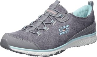 Skechers Womens Gratis Sport Sneaker, Gray, 7 UK