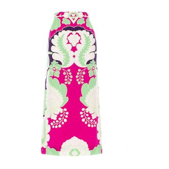 Valentino Garavani Rokken, Dames, Veelkleurig, M, Rode Bloemenrok