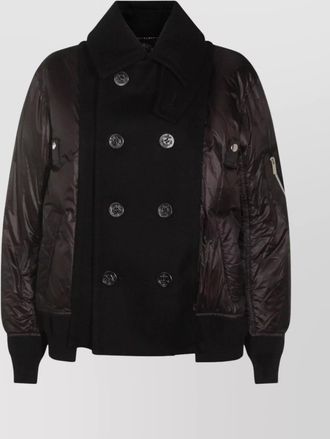 sacai down bomber jacket