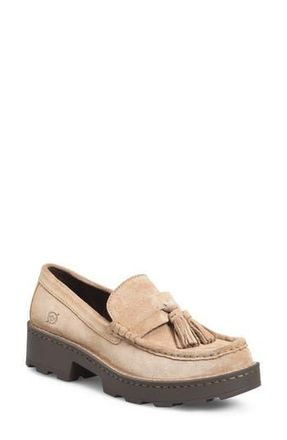 Børn Capri Tassel Platform Loafer in Taupe at Nordstrom Rack, Size 7.5