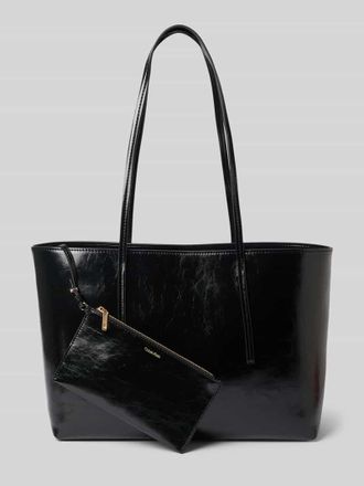 Calvin Klein Shopper mit Label-Detail in Black, Gr&ouml;&szlig;e 1