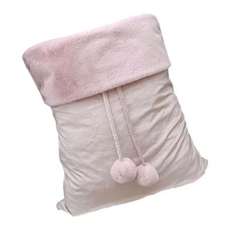 OEM Bolsa Grande De Terciopelo Para Regalo De Navidad Con Cord&oacute;n Ajustable, Forma De Rosa