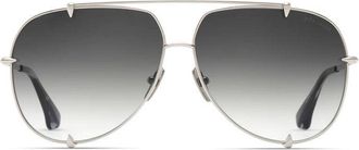 Dita Eyewear Aviator Full Rim Sunglasses - Silver