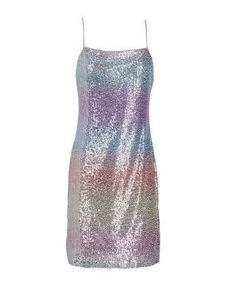 8 by YOOX GRADIENT SEQUIN SLIP MINI DRESS