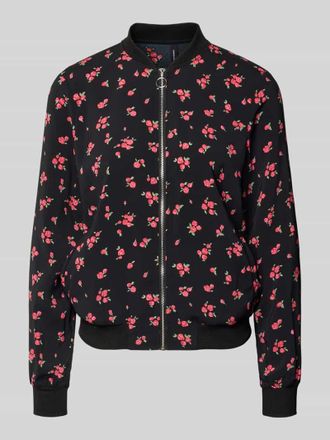 Vero Moda Regular Fit Blouson mit Allover-Muster Modell COCO in Black, Gr&ouml;&szlig;e XL