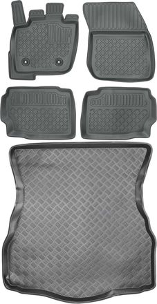 OEM Juego De Alfombrillas Para Coche Y Maletero Para Ford Mondeo V Hatchback (2014-2022)