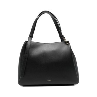 Furla Tote Bags, female, Black, Size: ONE SIZE Wb02100 Tote Bag