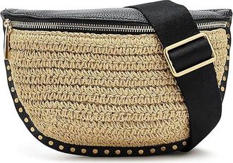 Rebecca Minkoff Darren Sling Cross Body Womens Handbags Nartural/Black, Leather