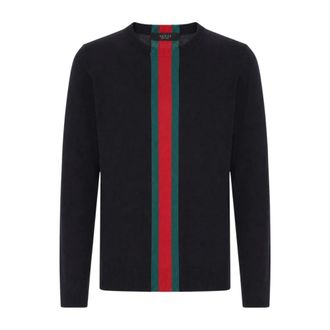 Gucci Heren, Truien, Blauw, Maat: M Katoen