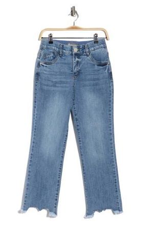 Democracy Destroyed Scallop Bootcut Jeans in Light Blue Vintage at Nordstrom Rack, Size 14