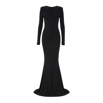 Twentyfourhaitch Mermaid Gown - Dames - Avondkleed - Zwart - L - Kleedjes