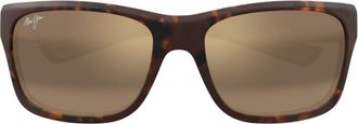 Maui Jim Tortoiseshell Mj0681s Rectangular Sunglasses