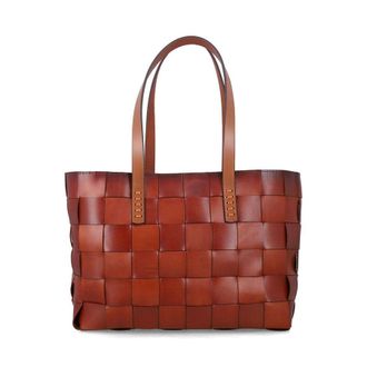 Dragon Diffusion Japan Tote Bag Tan Cow Leather