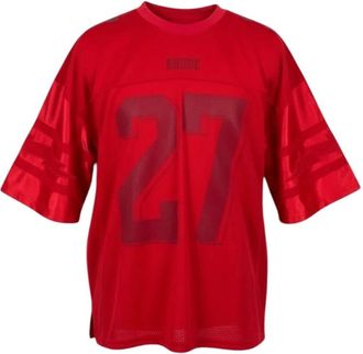 Rhude Training T-Shirts - Heren - Sportshirts - Rood - M - Fitness