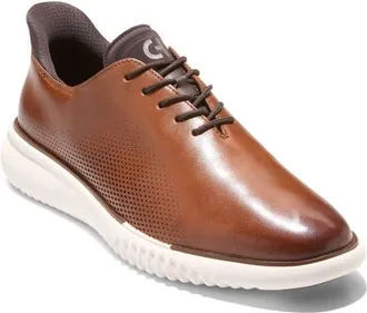 Cole Haan 2.ZER&Oslash;GRAND EVO Laser Quick On Derby in Bristish Tan/dark Chocolate at Nordstrom, Size 11.5