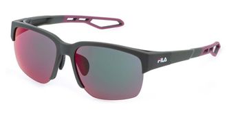 Fila SFIA06 J97V Mens Sunglasses Green Size 60