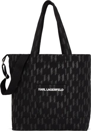 Karl Lagerfeld Borsa tote K/Monogram grande - Nero