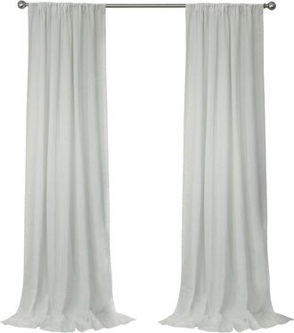 Habitat Sierra Light-Filtering Dual Header 52X63 Curtain Panel