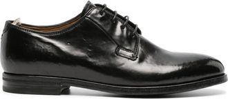 Officine Creative Major 001 leather Derby shoes - men - Calf Leather/Calf Leather/Rubber/Calf Leather - 40 - Black